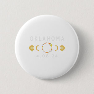 Oklahoma Total Solar Eclipse April 8 2024 Solar Ec Button