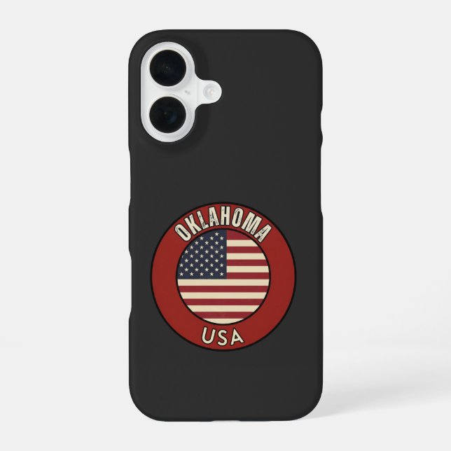 Oklahoma United States of America iPhone Case (Back)