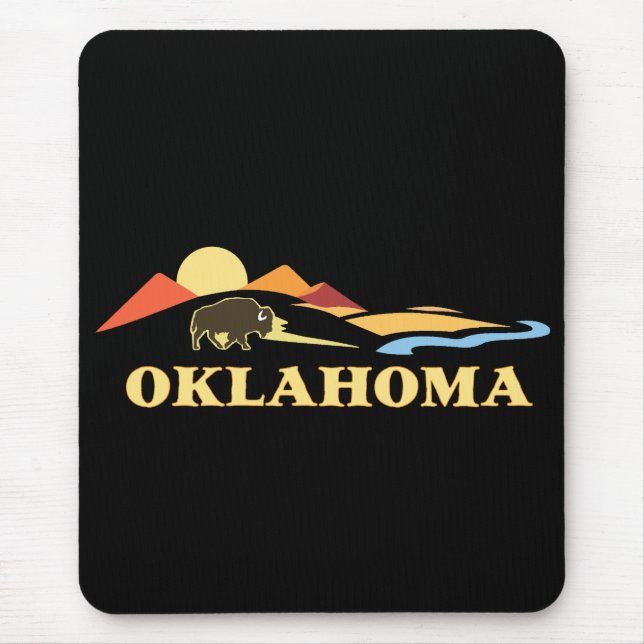 Oklahoma United States of America Mouse Pad (Front)