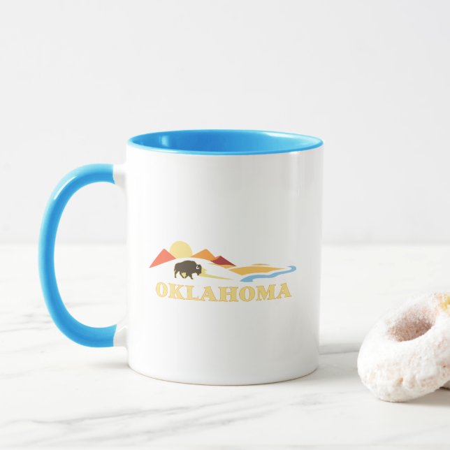 Oklahoma United States of America Mug (With Donut)