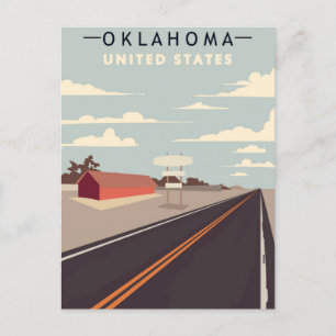 Oklahoma Vintage Travel america tulsa usa Postcard