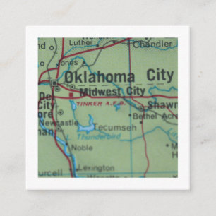 oklahoma We've Moved New Address Card