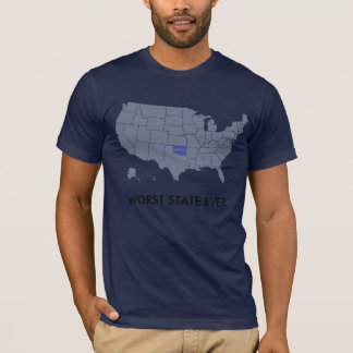 Oklahoma Worst State Ever T-Shirt