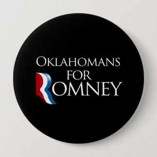 Oklahomans for Romney -.png Pinback Button