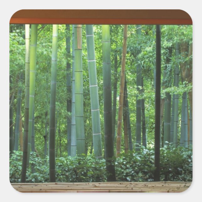 Okochi Sanso, Arashiyama, Kyoto, Japan 3 Square Sticker (Front)