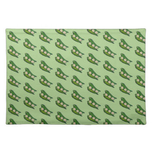 Okra Pods Veggie Vegetable Gumbo Southern Food Cloth Placemat