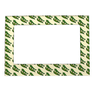 Okra Pods Veggie Vegetable Gumbo Southern Food Magnetic Frame