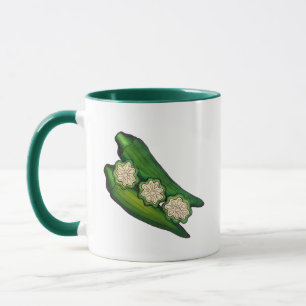 Okra Pods Veggie Vegetable Gumbo Southern Food Mug