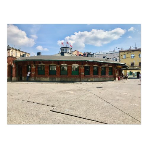 Okraglak _ Market Square in Krakow Poland  Photo Print