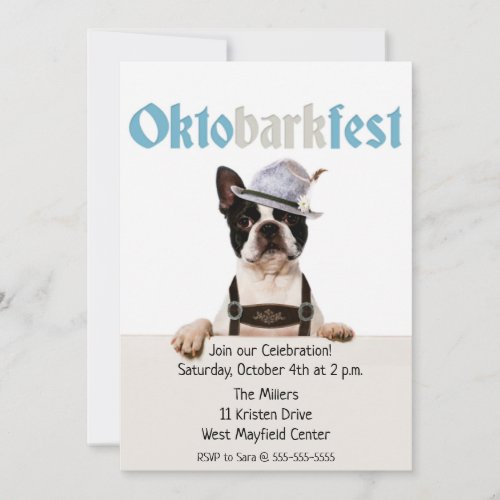 OktoBARKfest Party Invitation