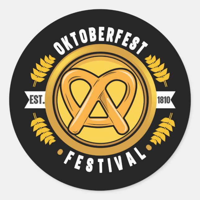 Oktoberfest 1810 Stickers (Front)