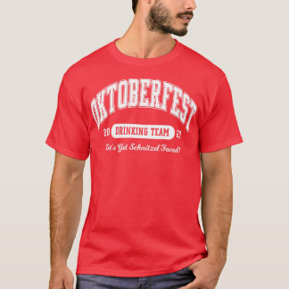 Oktoberfest 2023 Drinking Team Lets Get Schnitzel  T-Shirt