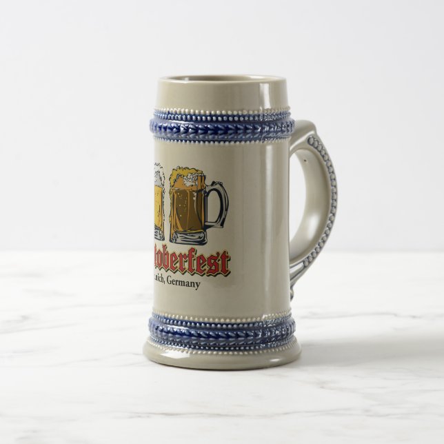 Oktoberfest 2 Beer Steins (Front Right)