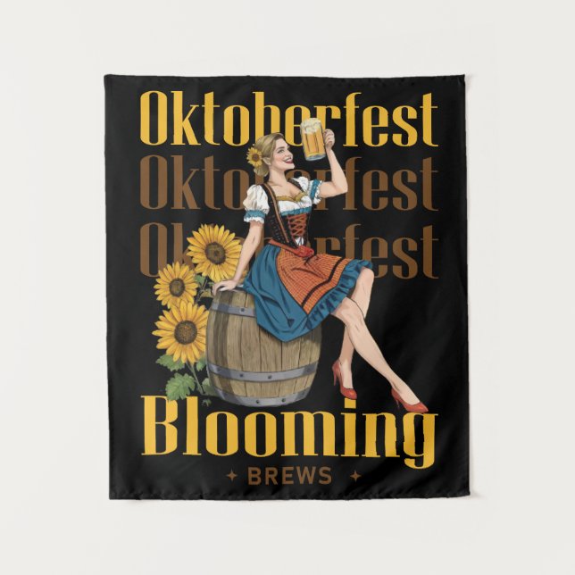 Oktoberfest Art Tapestry (Front)