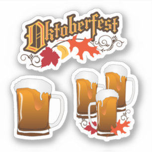 Oktoberfest Autumn Beers Sticker