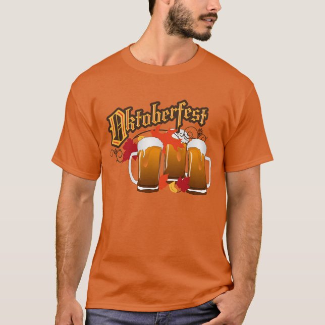 Oktoberfest Autumn Beers T-Shirt (Front)