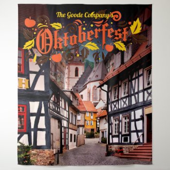 Oktoberfest Autumn Festival | Event Backdrop by ChristieKellyDesigns at Zazzle