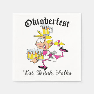 Oktoberfest Barmaid Napkins