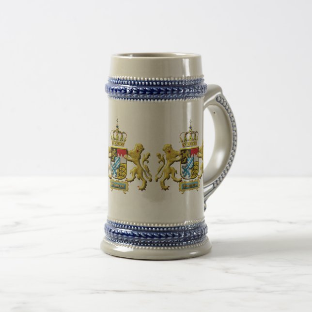 Oktoberfest Bavaria Crest  Beer Stein (Front Right)