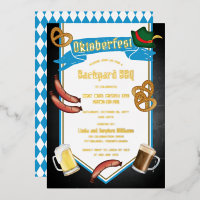 Oktoberfest Bavarian Beer Backyard BBQ Party