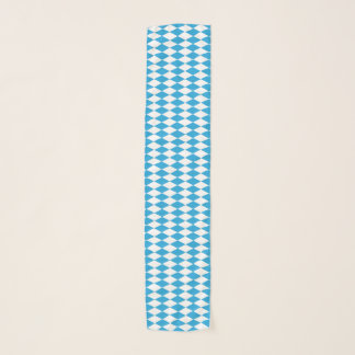 Oktoberfest Bavarian Blue and White Medium Pattern Scarf
