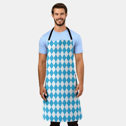 Oktoberfest Bavarian Checkered Design Apron