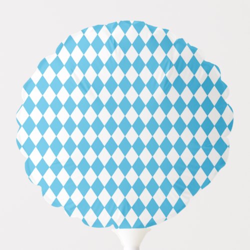 Oktoberfest Bavarian Checkered Design Balloon