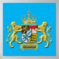 Oktoberfest Bavarian Crest Poster