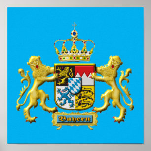 Oktoberfest Bavarian Crest Poster