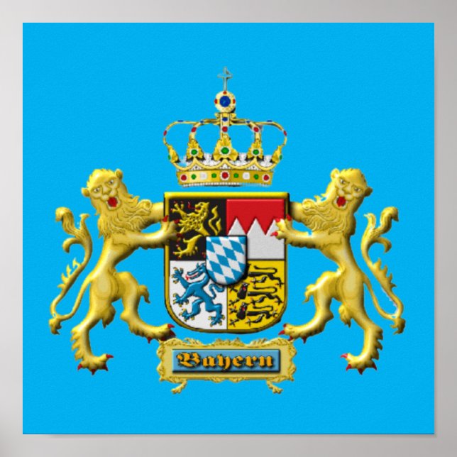 Oktoberfest Bavarian Crest Poster (Front)