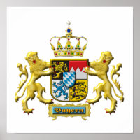 Oktoberfest Bavarian Crest Poster