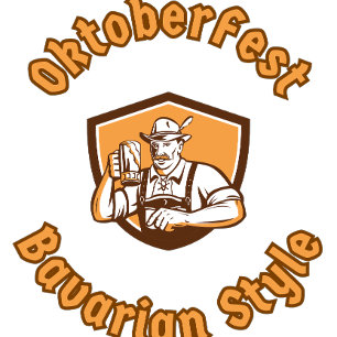 Oktoberfest Bavarian Style Long Apron