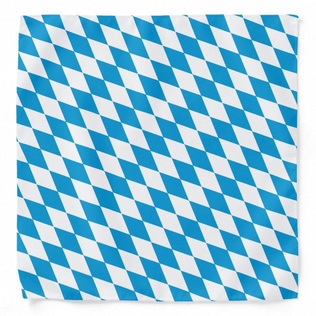 Oktoberfest, Bayern Colors Bandana (Front)