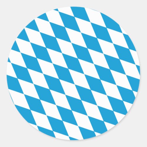 Oktoberfest Bayern Colors Classic Round Sticker