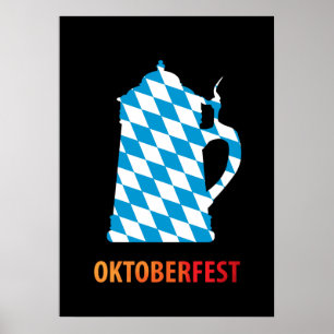 Oktoberfest, Bayern Colors Poster