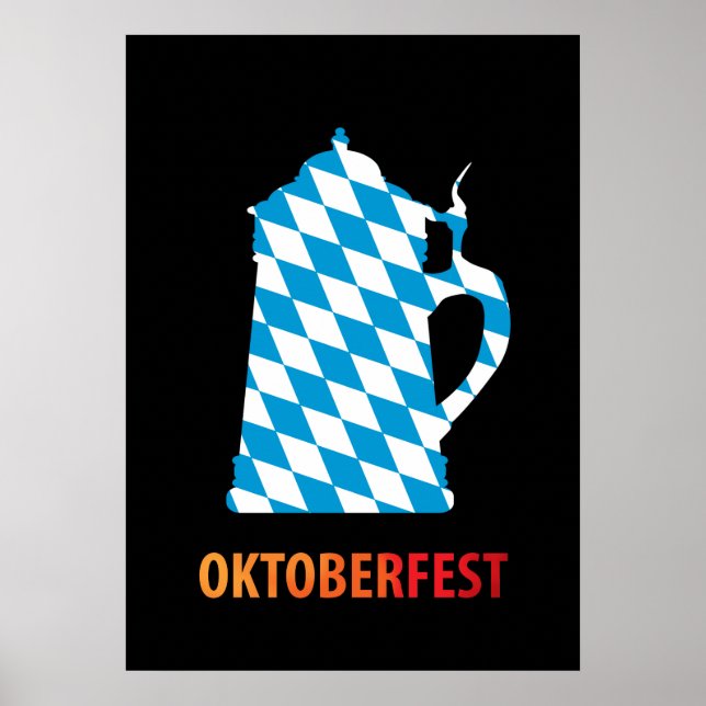 Oktoberfest, Bayern Colors Poster (Front)