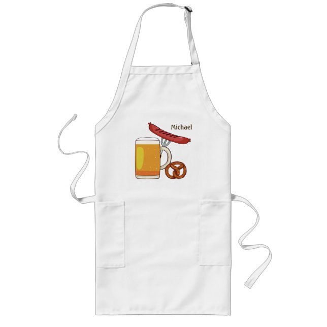 Oktoberfest BBQ custom name apron (Front)