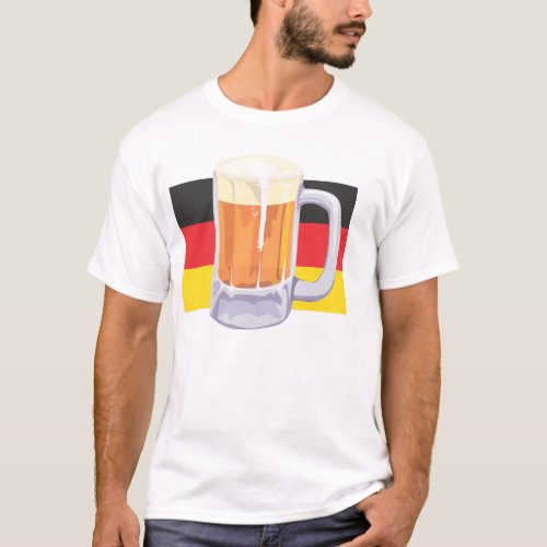 Oktoberfest Beer and German Flag T_Shirt