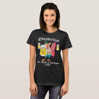 Oktoberfest Beer Brats & Lederhosen T-Shirt