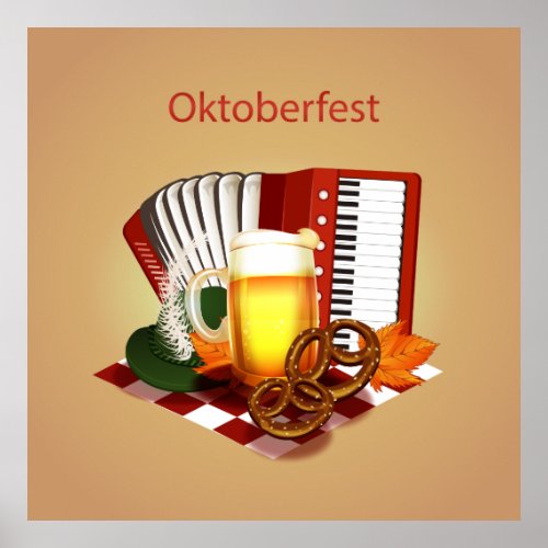 Oktoberfest Beer Design Poster