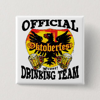 Oktoberfest Beer Drinking Team Shirts and Gifts Button