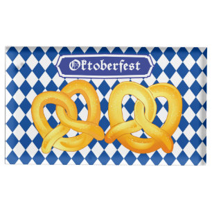 OKTOBERFEST beer Fest traditional German pretzels Place Card Holder