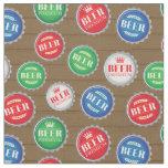 Oktoberfest Beer Festival Beer Bottle Caps Fabric