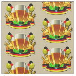 Oktoberfest Beer Festival Beer Glasses  Fabric