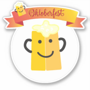 OKTOBERFEST beer festival decoration Fireworks Sticker