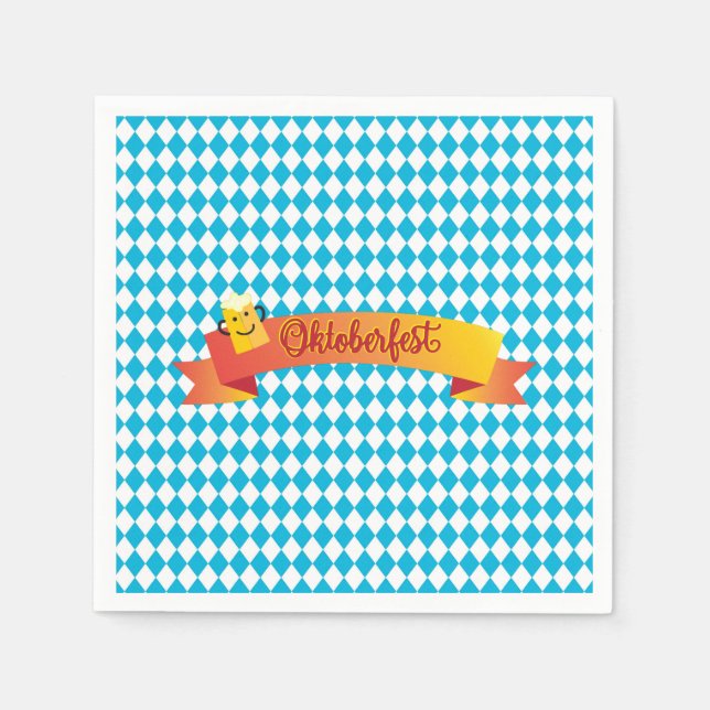 OKTOBERFEST beer festival decoration Napkins (Front)