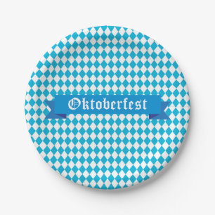 OKTOBERFEST beer festival decoration Paper Plates