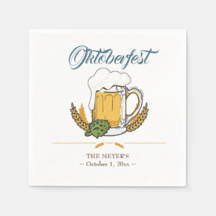 Oktoberfest Beer Festival Napkins