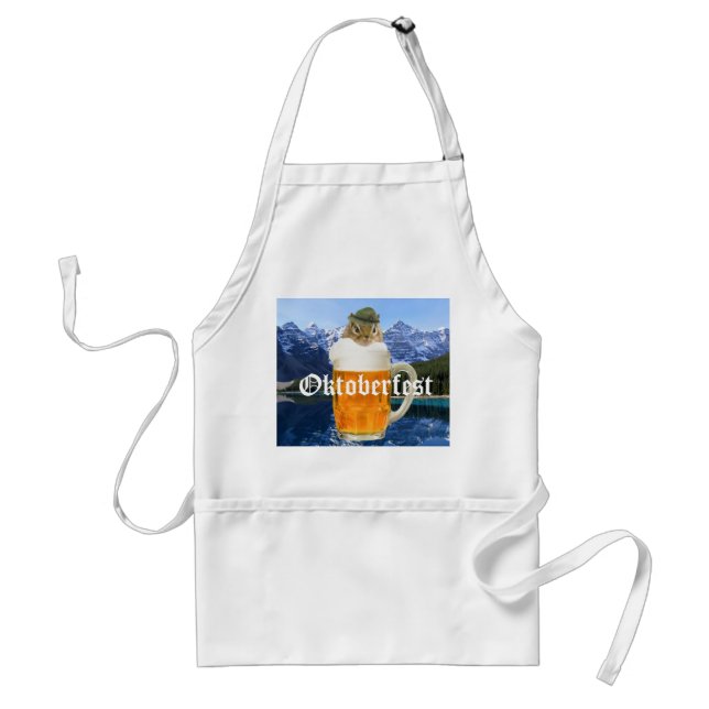 Oktoberfest Beer Festival Party Animal Adult Apron (Front)