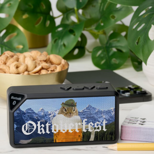 Oktoberfest Beer Festival Party Animal Bluetooth Speaker (Insitu(Table))